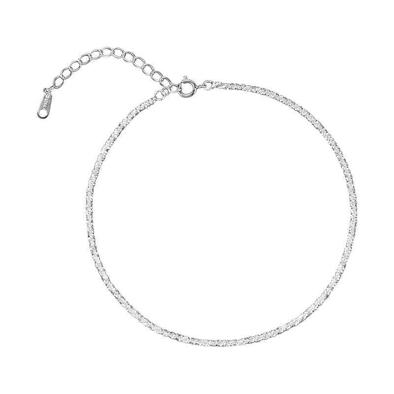 S925 Sterling Silver Starry Sky Anklet - Image 4