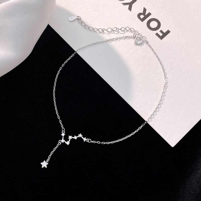 S925 Sterling Silver Big Dipper Anklet - Image 2