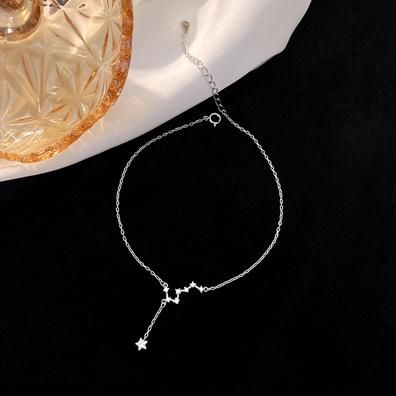 S925 Sterling Silver Big Dipper Anklet - Image 5