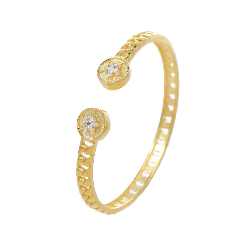 S925 Sterling Silver Star Bracelet - Image 4