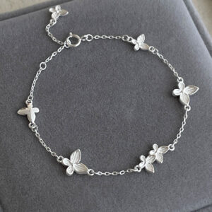 S925 Sterling Silver Butterfly Bracelet