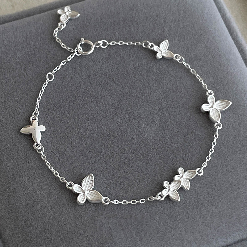 S925 Sterling Silver Butterfly Bracelet