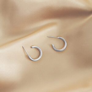 RHODIUM PLATED15MM