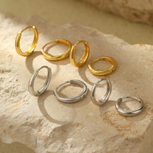 S925 Sterling Silver Minimalist Hoop Earrings