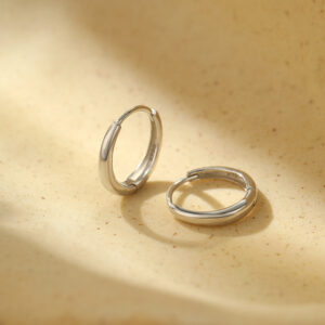 RHODIUM PLATED14mm