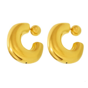 GOLD PLATED C-Shaped