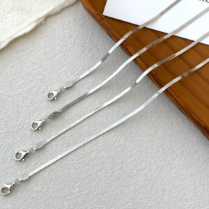 RHODIUM PLATED40+5cm