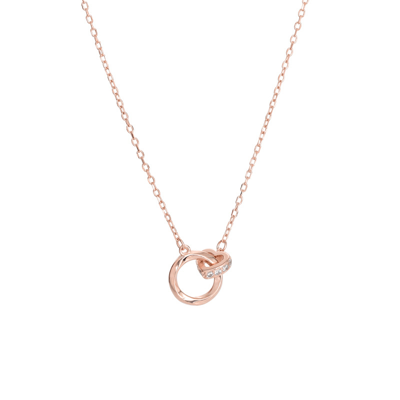 S925 Sterling Silver Möbius Heart Necklace - Image 3
