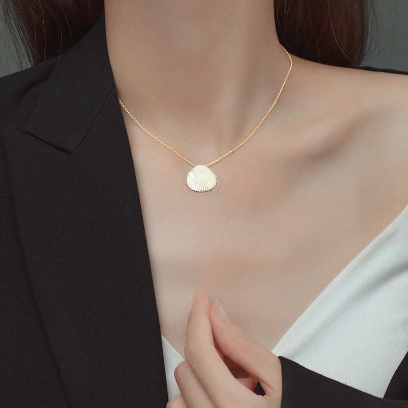 S925 Sterling Silver Shell Necklace - Image 3