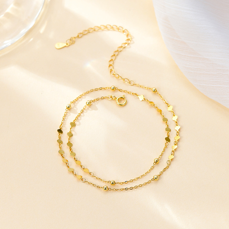 S925 Sterling Silver Heart Accent Choker Necklace - Image 2