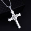 Silver + stainless steel chain