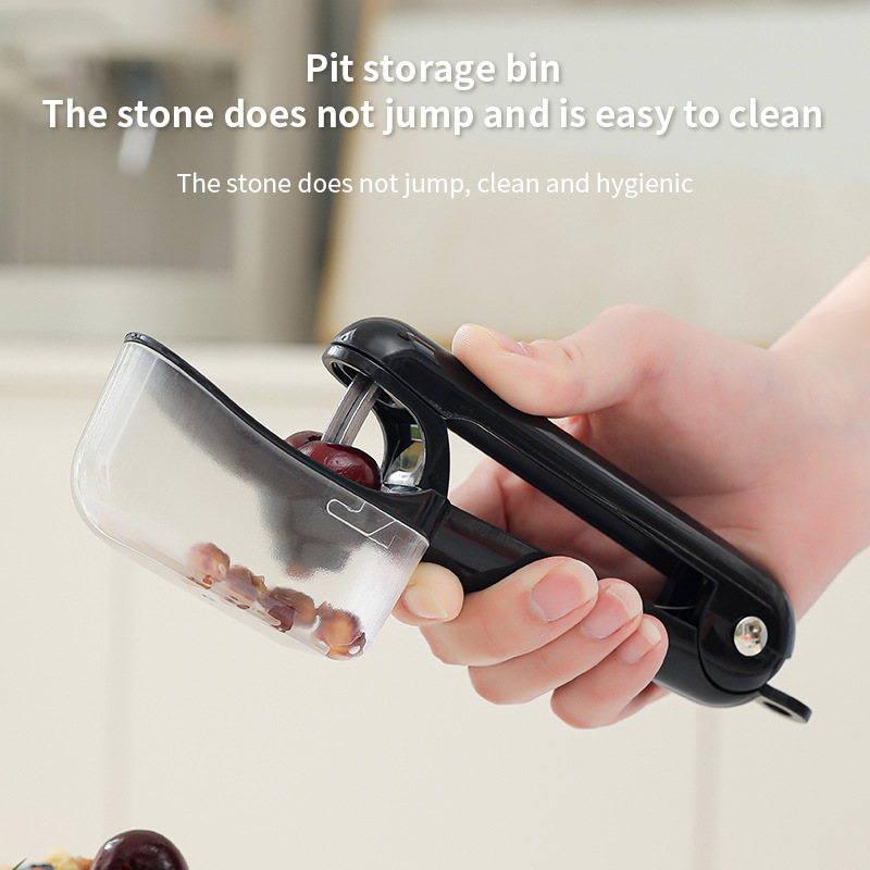 Jujube & Cherry Pitter  Stainless Steel Date Seed Remover, Multifunctional Fruit Corer for Hawthorn, Cherries, and Red Dates