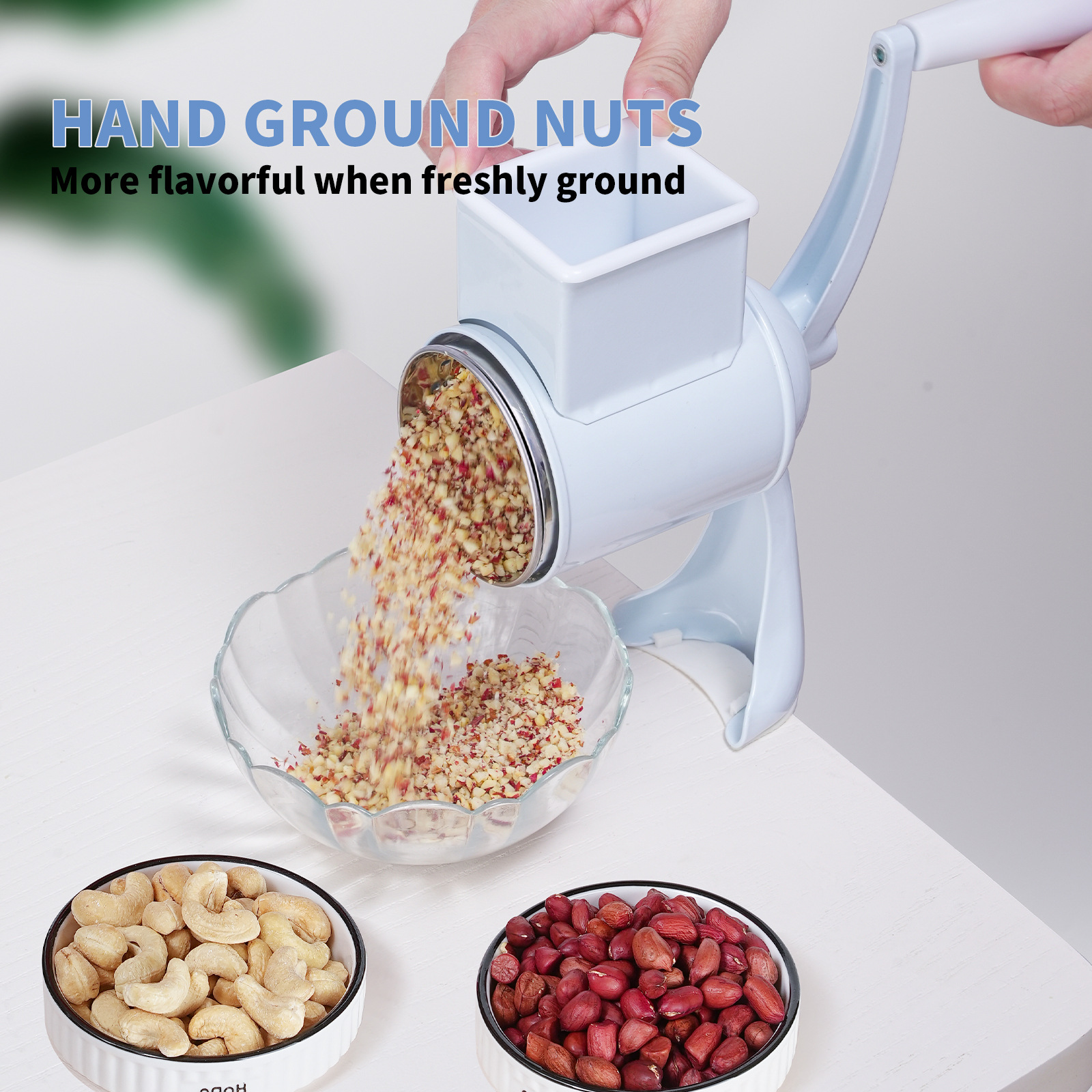 Hand Crank Nut & Cheese Grinder | Multi-Function Rotary Mill - Image 3