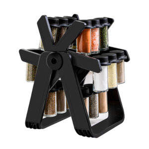 Rotating shelf 18 glass bottles