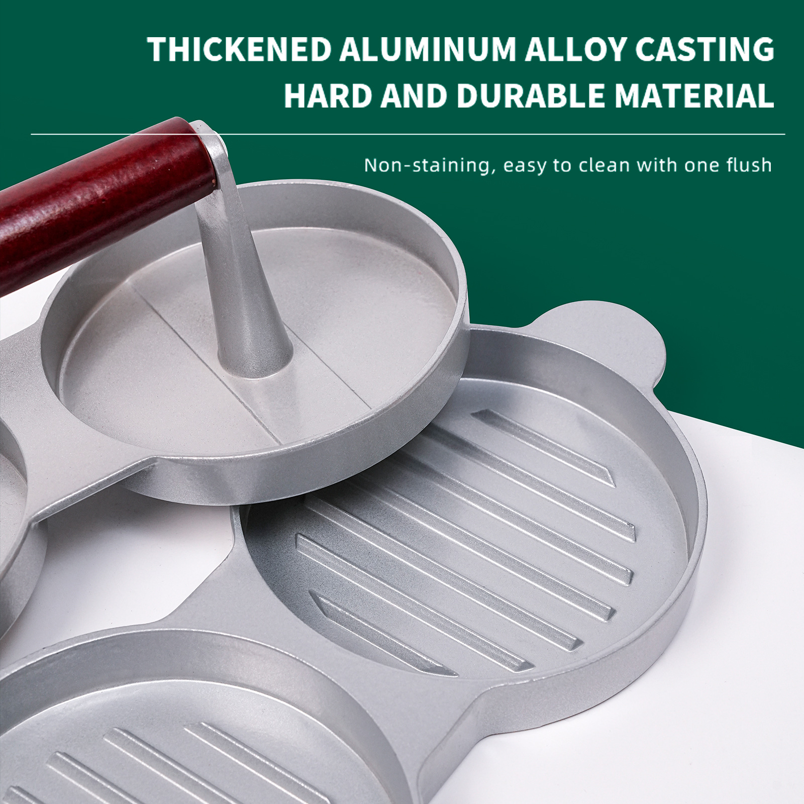 Burger Patty Press Maker | Round Meat & Rice Mold - Image 4
