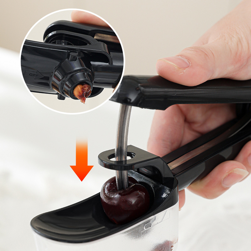 Jujube & Cherry Pitter  Stainless Steel Date Seed Remover, Multifunctional Fruit Corer for Hawthorn, Cherries, and Red Dates - Image 2