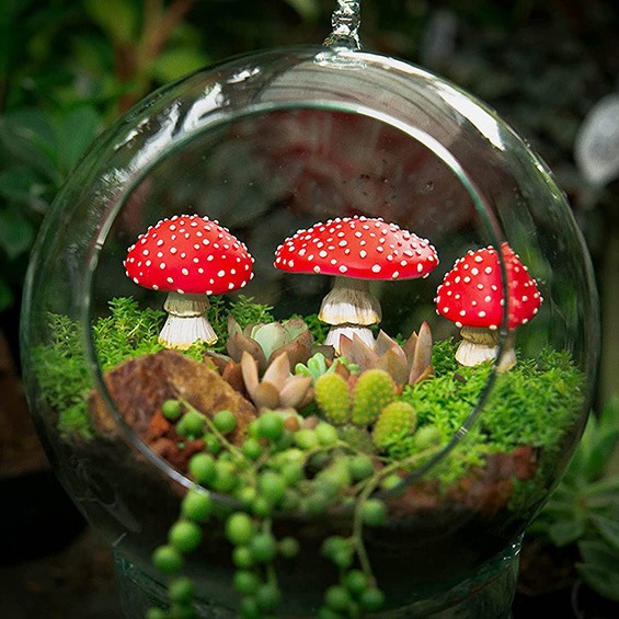 Glow in the Dark Mushroom Garden Set - Luminous Yard Decor - Image 2