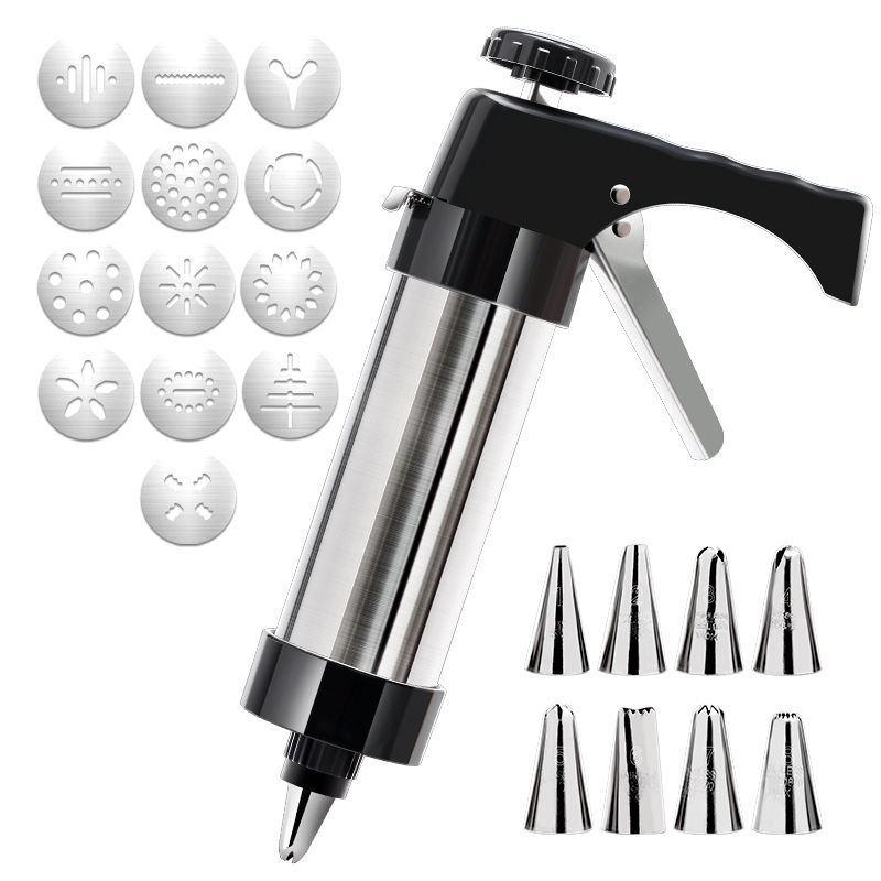 Cookie Press & Icing Gun Set | Home Baking Decorating Tool - Image 5