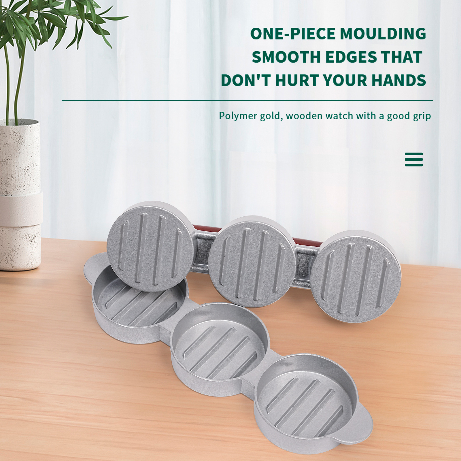 Burger Patty Press Maker | Round Meat & Rice Mold - Image 2