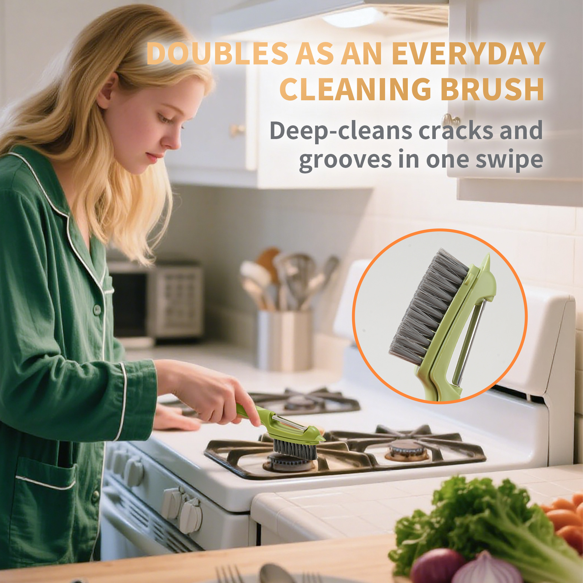 Multifunctional Fruit & Vegetable Peeler  Potato & Carrot Peeler, Ergonomic Stainless Steel Kitchen Tool - Image 4