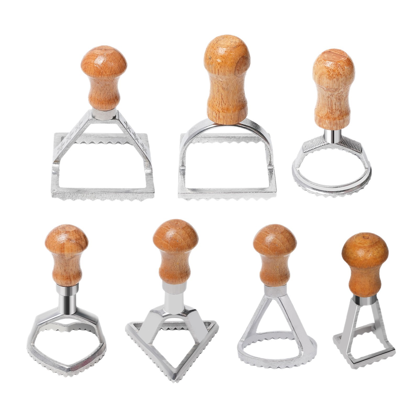 7-Piece Dumpling & Cookie Mold  Ravioli Press & Pastry Cutter, Multifunctional Baking Tool for Home Kitchen - Image 5