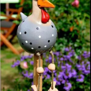 Long-legged chickens - gray chickens