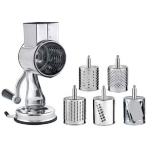 Suction cup stainless steel five-knife model