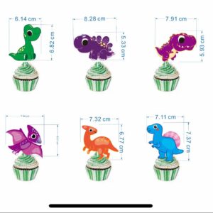 Dinosaur vignettes 12pcs
