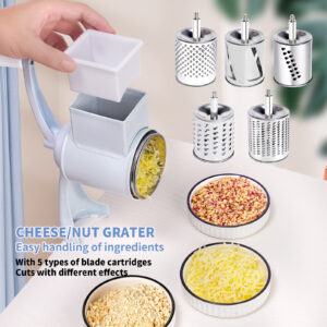 Hand Crank Nut & Cheese Grinder | Multi-Function Rotary Mill