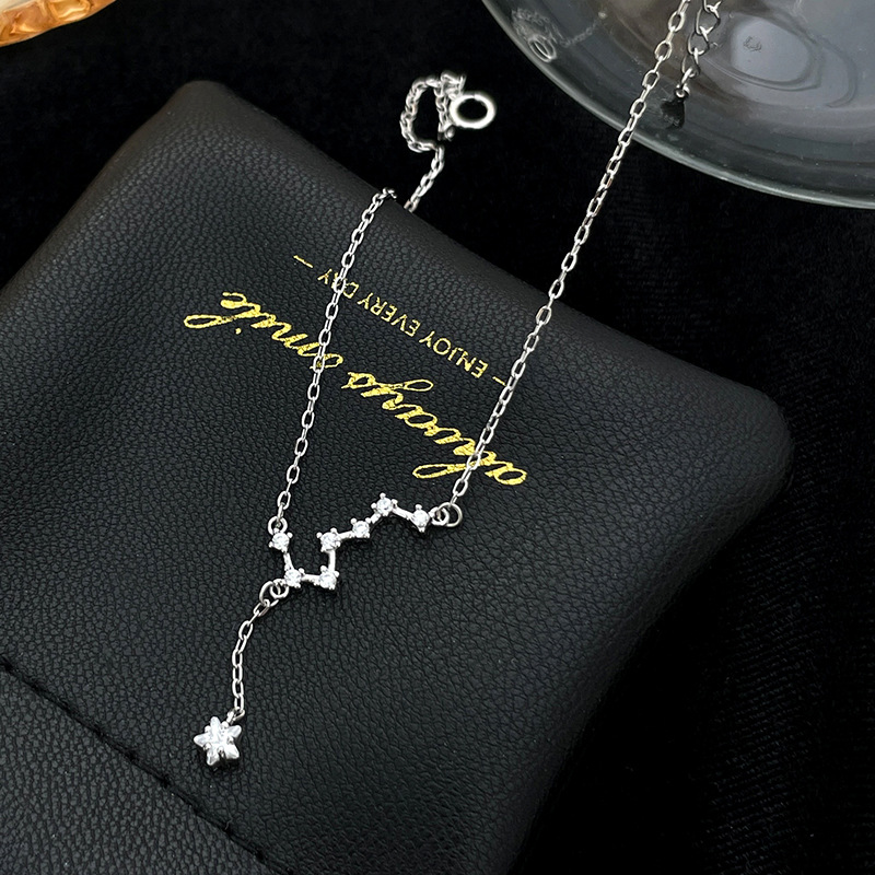 S925 Sterling Silver Big Dipper Anklet - Image 3