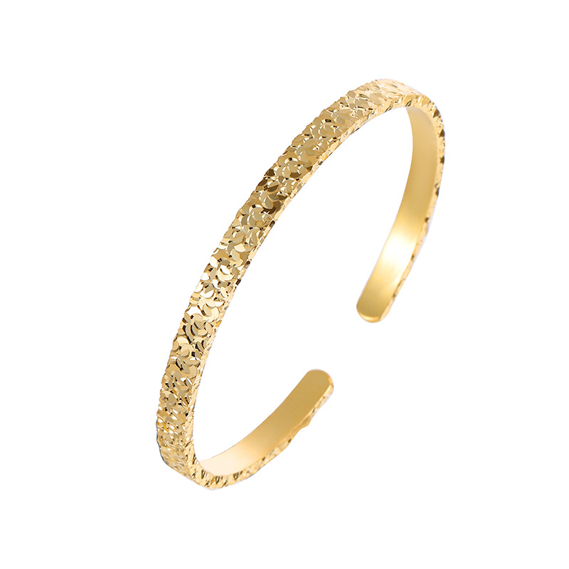 S925 Sterling Silver Glittering Crushed Ice Bracelet - Image 4