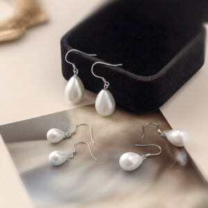 RHODIUM PLATED8*12mm