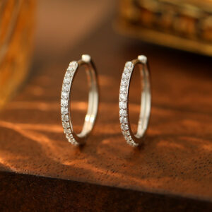 RHODIUM PLATED17mm