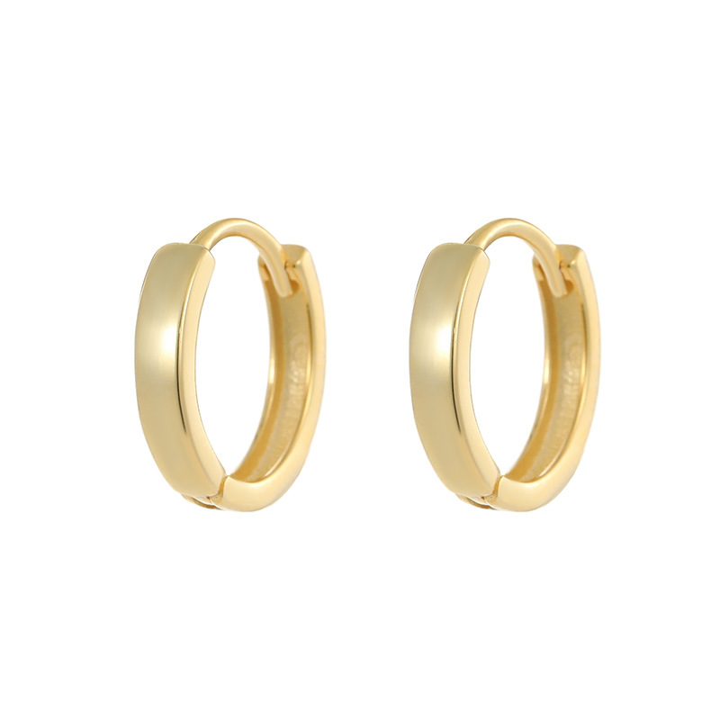 S925 Sterling Silver Polished Hoop Earrings - Image 4