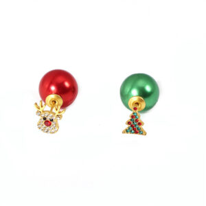 Mixed Red and Green Beads