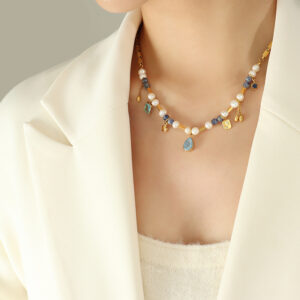 Blue Teardrop Pendant