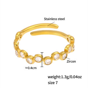 Golden White Zircon