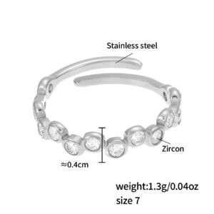 Steel White Zircon